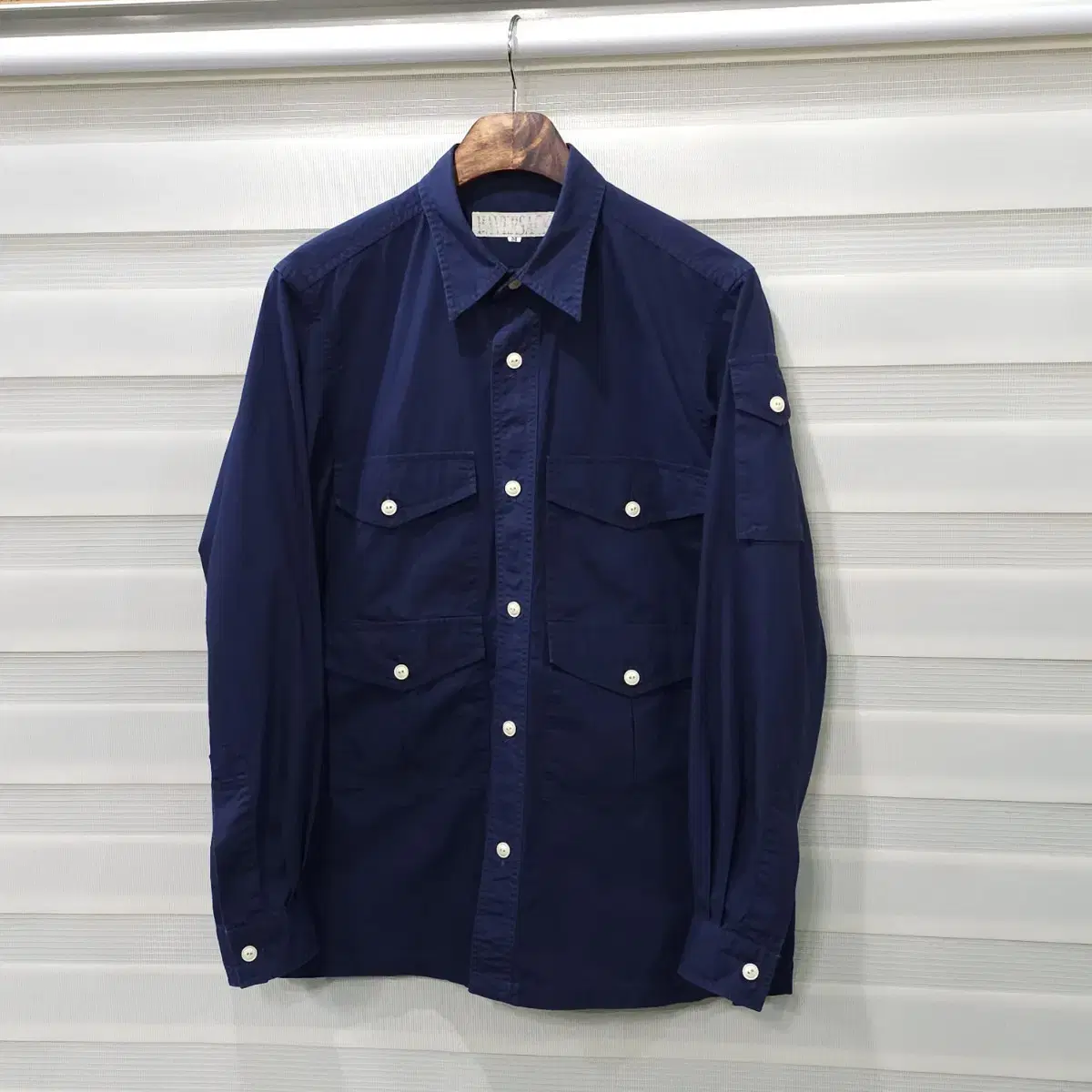 Harbor Blue Pocket Detail Shirt- M