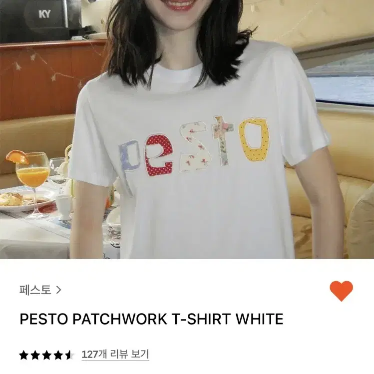 페스토 PESTO PATCHWORK T-SHIRT WHITE