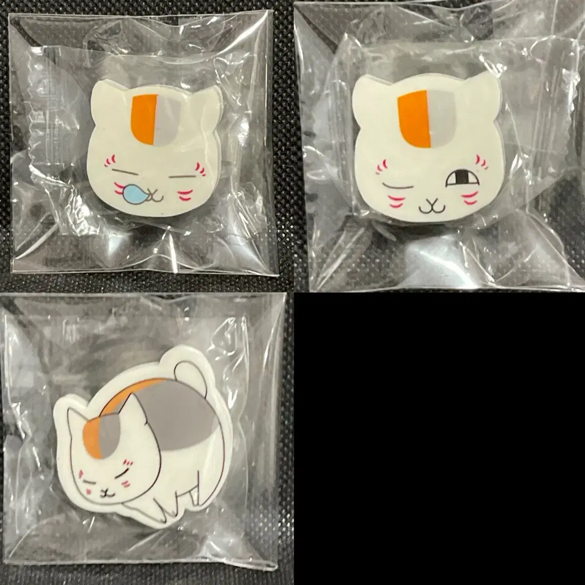 Sells 3 unused Natsumeu Seal Nankosensei Erasers in bulk