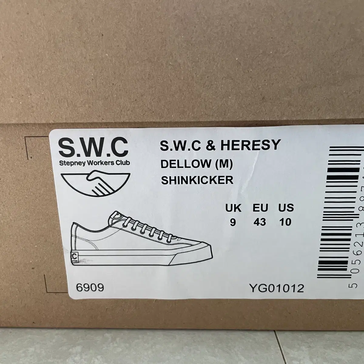 S.W.C SHINKICKER US10(280) 새상품