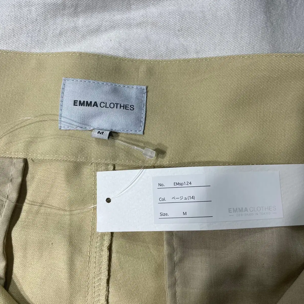 EMMA CLOTHES 하프팬츠 베이지