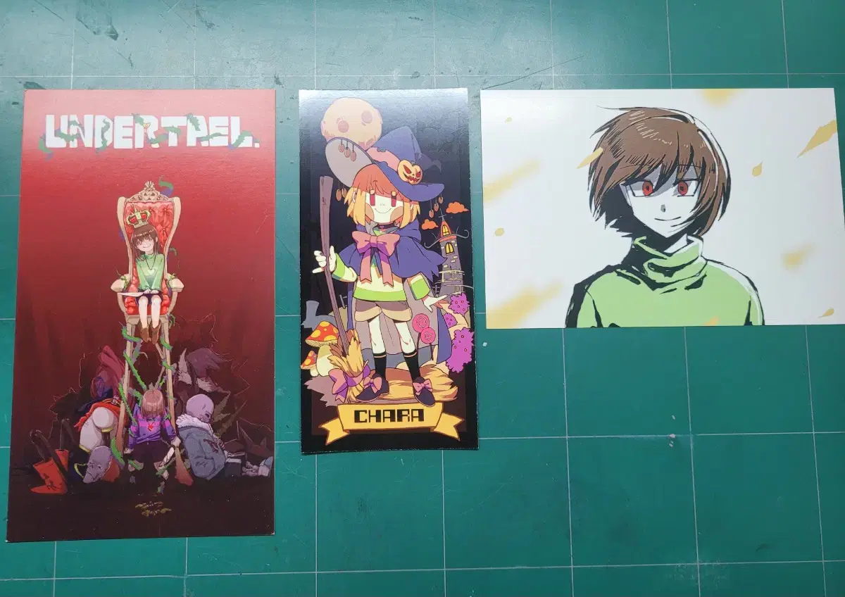 Bulk) Undertale Untold Chara unofficial goods postcard Card Decks