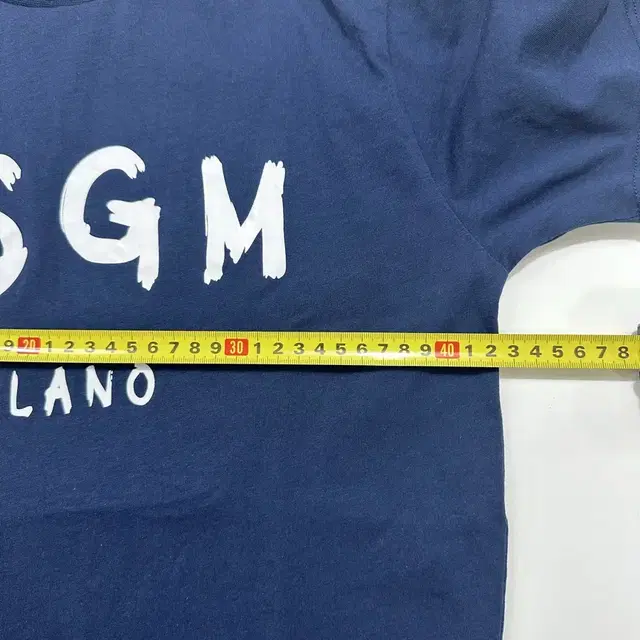 [중고] MSGM 반팔 네이비 14Y