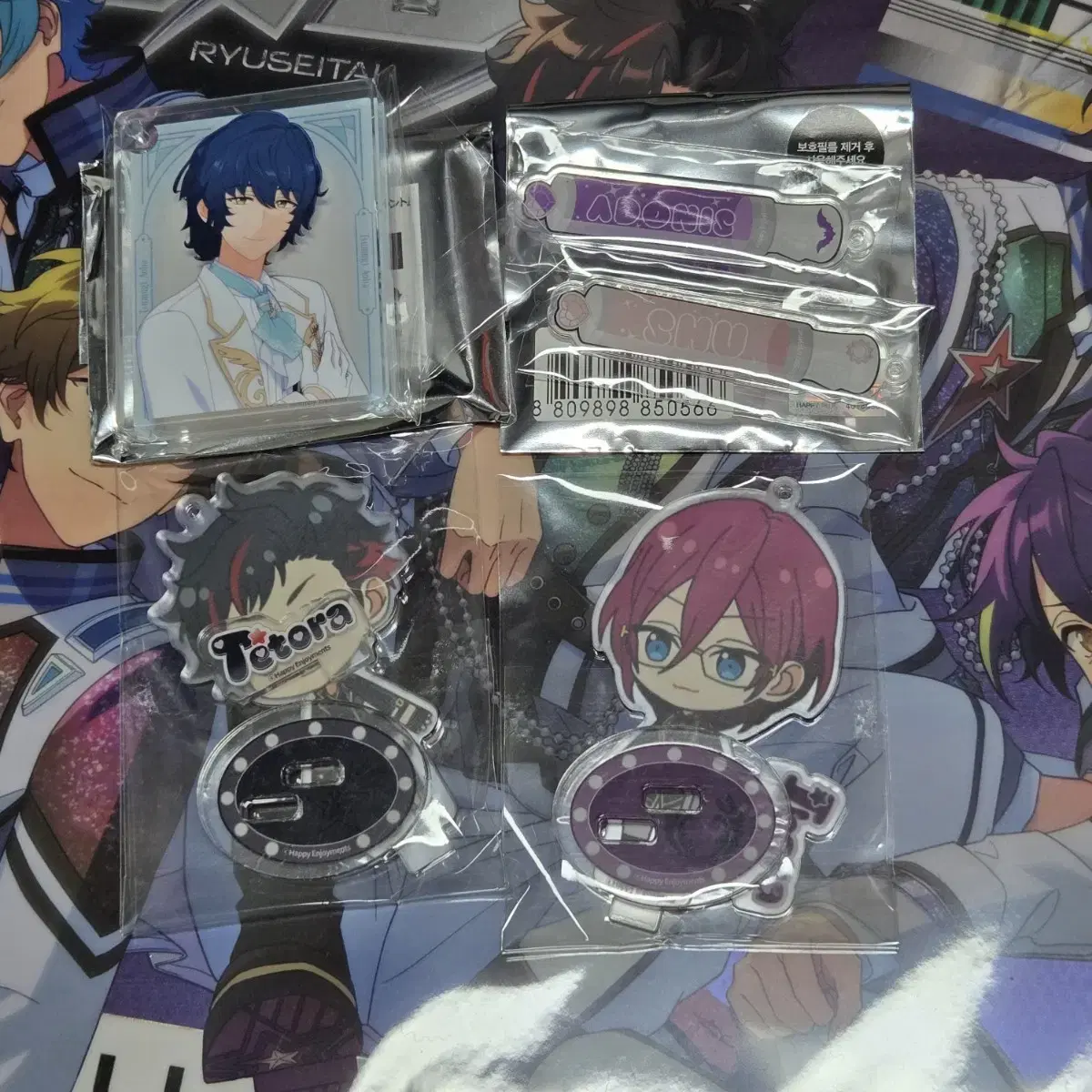 Angsta AnyPlus collaboration goods sell (Tetora, Ibara, Adonis, Shu)