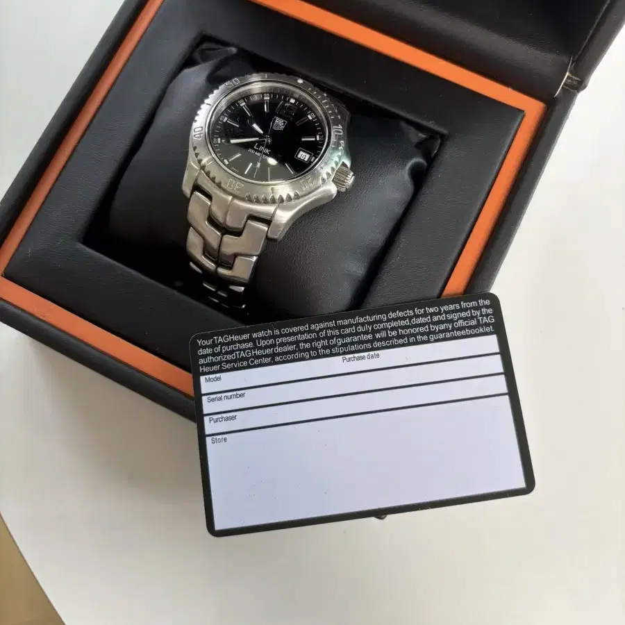 Tagheuer link 200 meters 태그호이어 링크