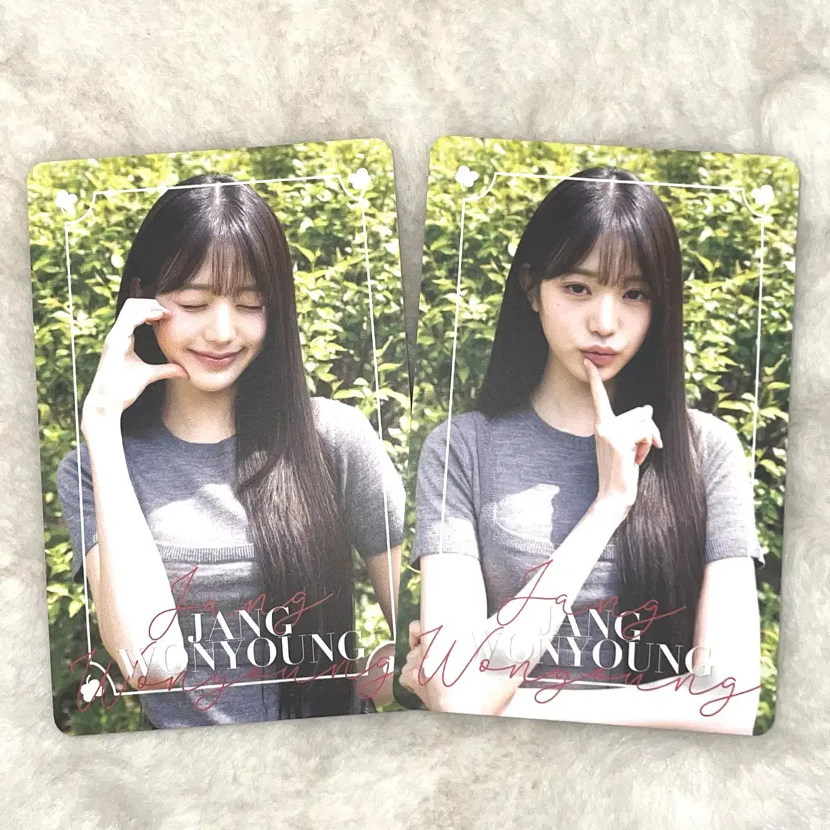 ive wonyoung photocard dikon a amulet lucky card wts