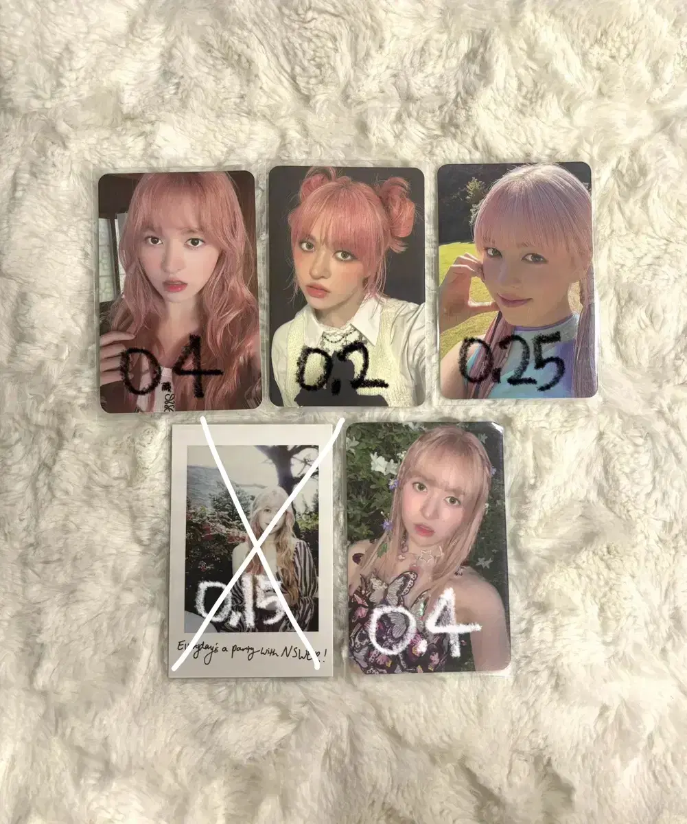 nmixx lily photocard sells