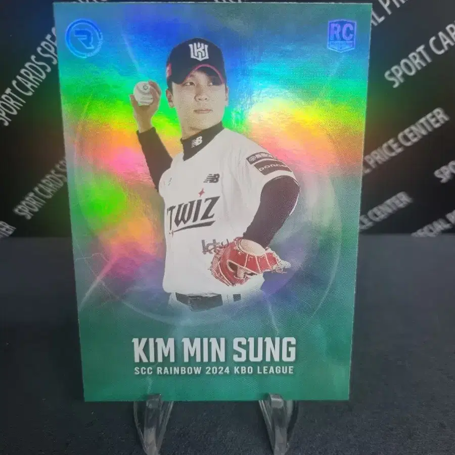 24scc레인보우 kbo 케이티위즈 김민성 그린 루키야구카드