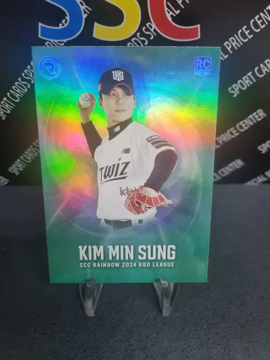 24scc레인보우 kbo 케이티위즈 김민성 그린 루키야구카드