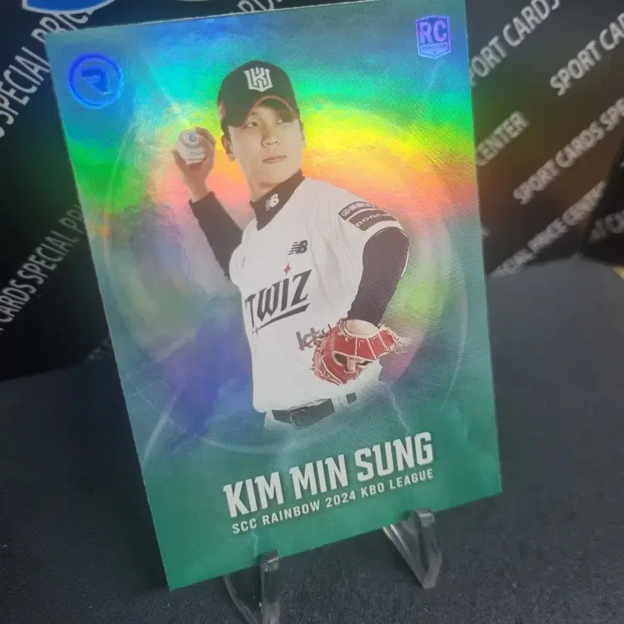 24scc레인보우 kbo 케이티위즈 김민성 그린 루키야구카드