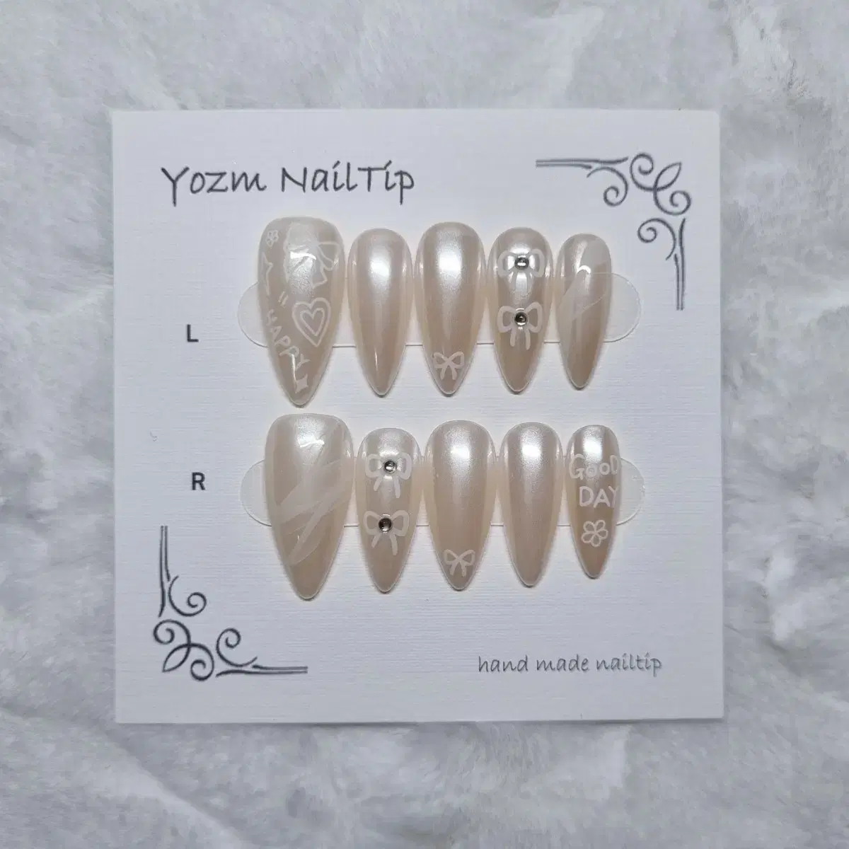 Yozm NailTip 누드진주파우더