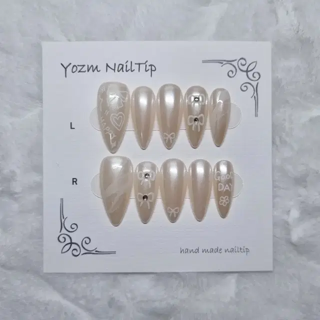 Yozm NailTip 누드진주파우더