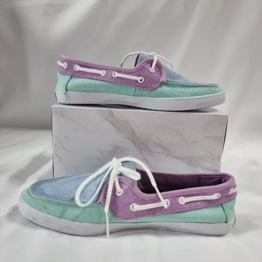 [225] VANS 반스 신발 surf siders 스니커즈 파스텔컬러