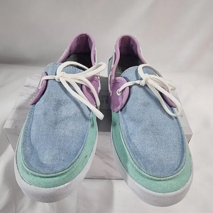 [225] VANS 반스 신발 surf siders 스니커즈 파스텔컬러