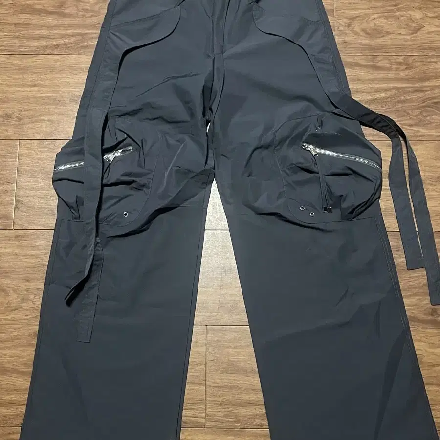 Nache convex tie cargo pants