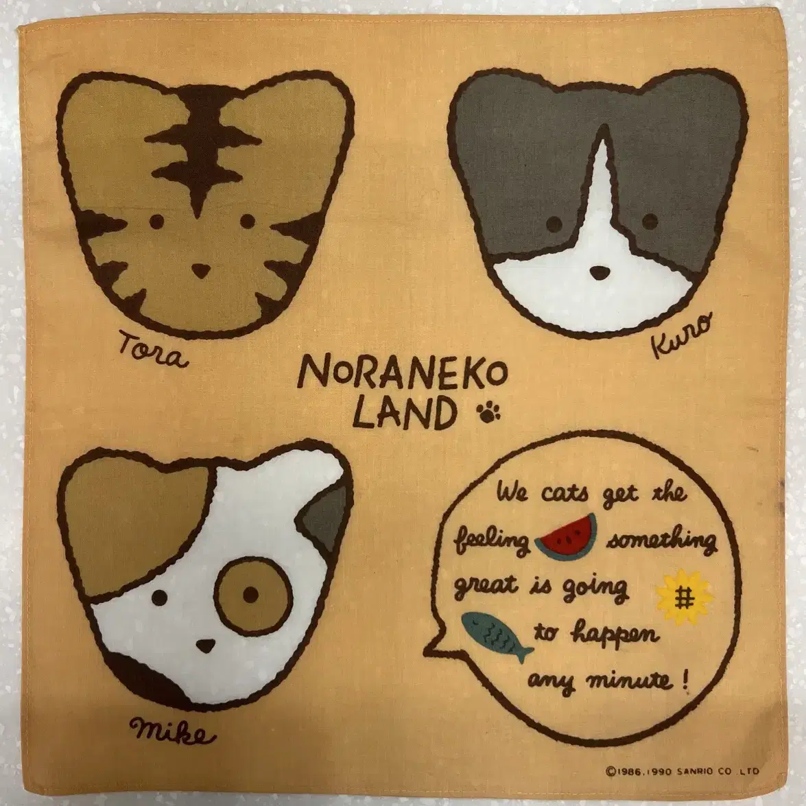 산리오 Noraneko Land 손수건