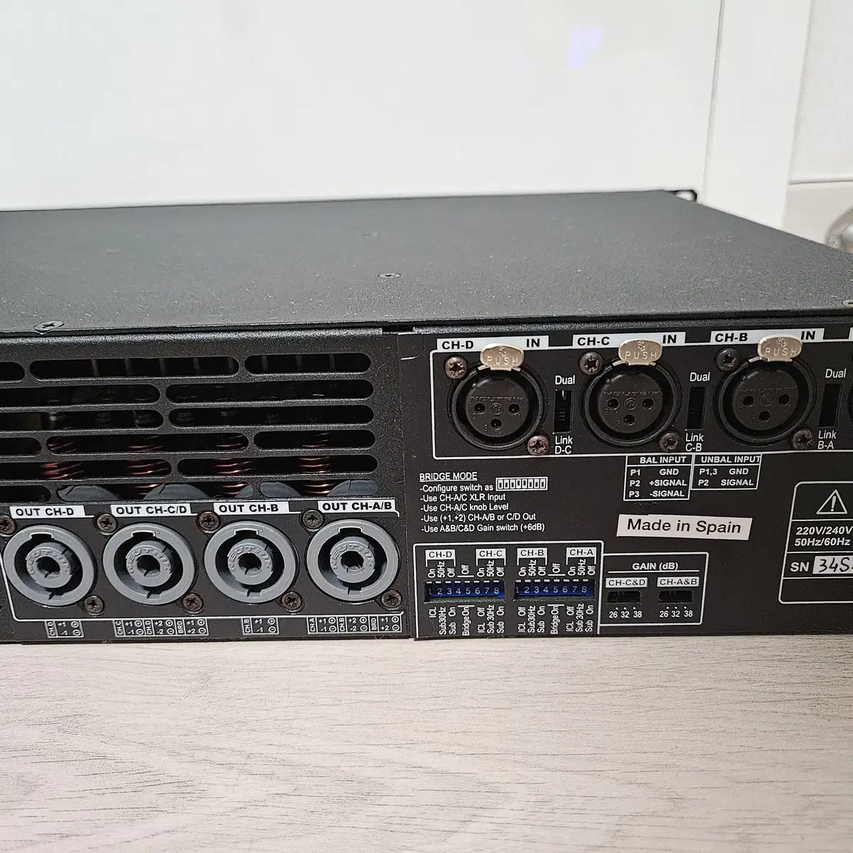 RAM AUDIO S3004 앰프