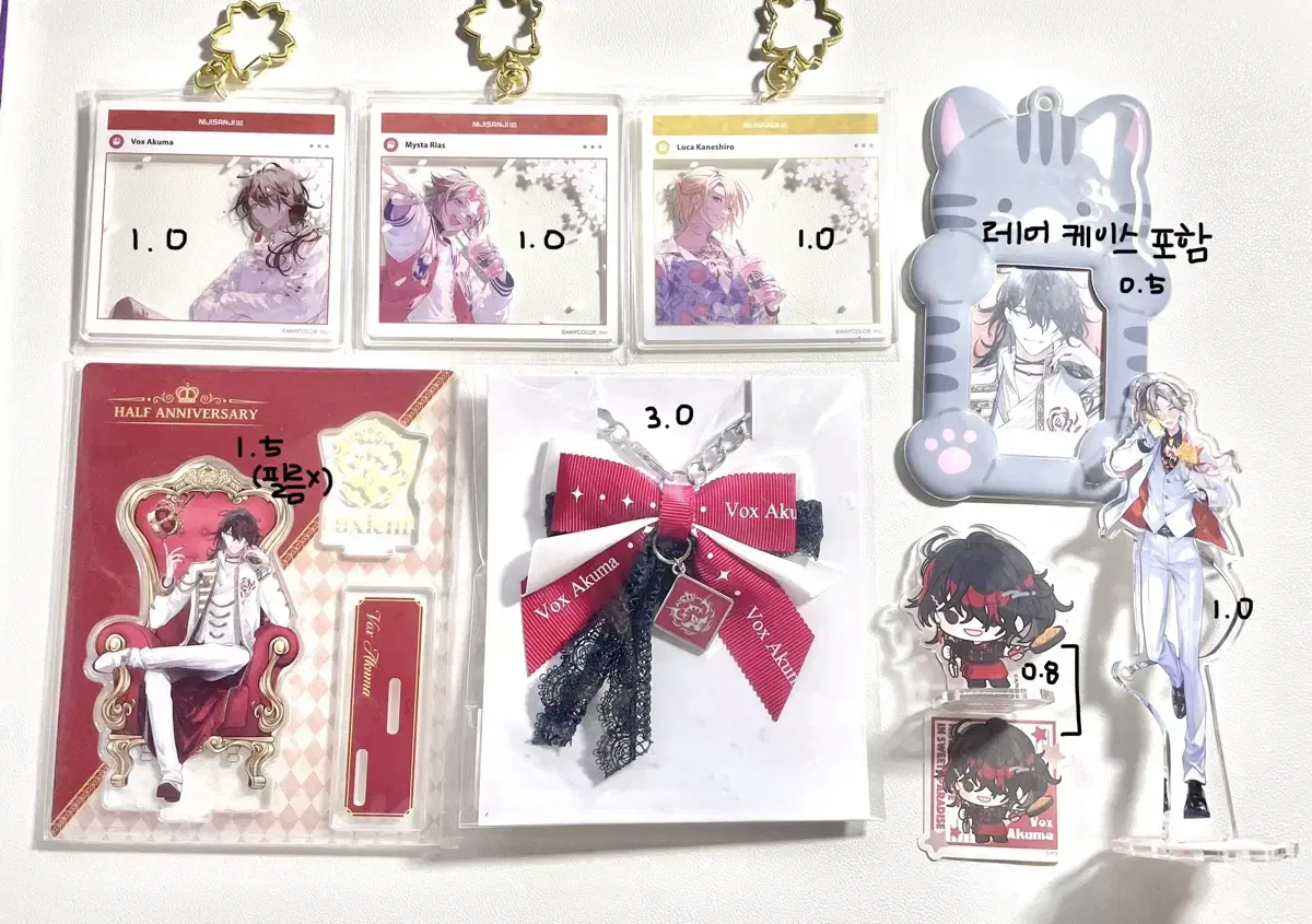 [급전할인!!!] NIJISANJI EN Luxeem Vox Akuma zuu zuu Goods wts