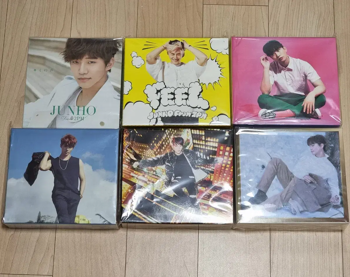 2pm junho Bulk of 6 in-boxes of his solo albums released in Japan.