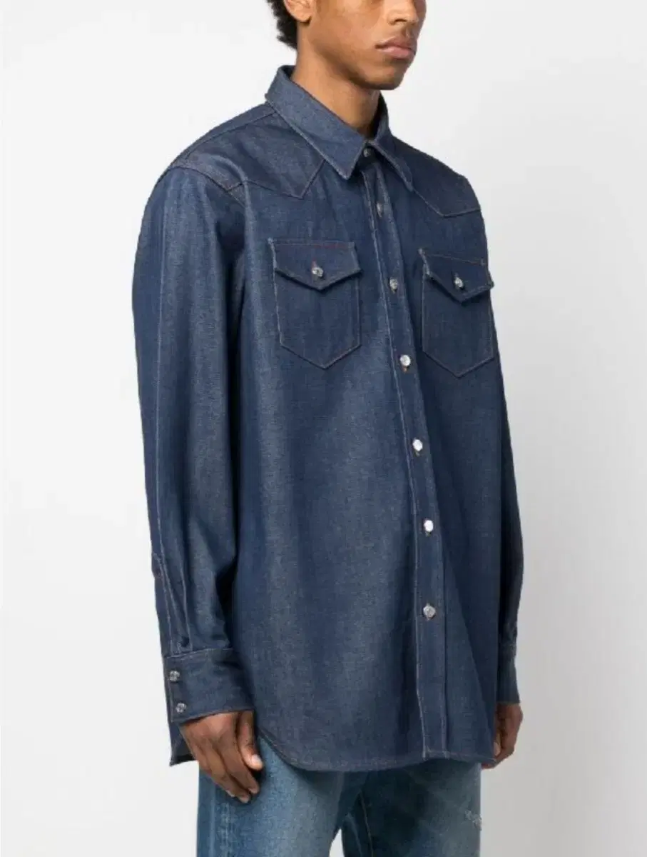 Akne Studios Denim Pocket Shirt Jacket52