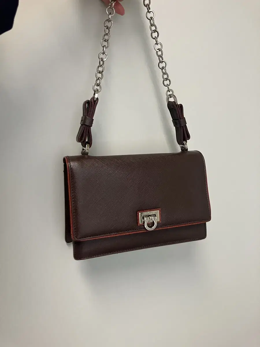 (no longer available) Peregamo Gancini Buckle Mini Shoulder Bag