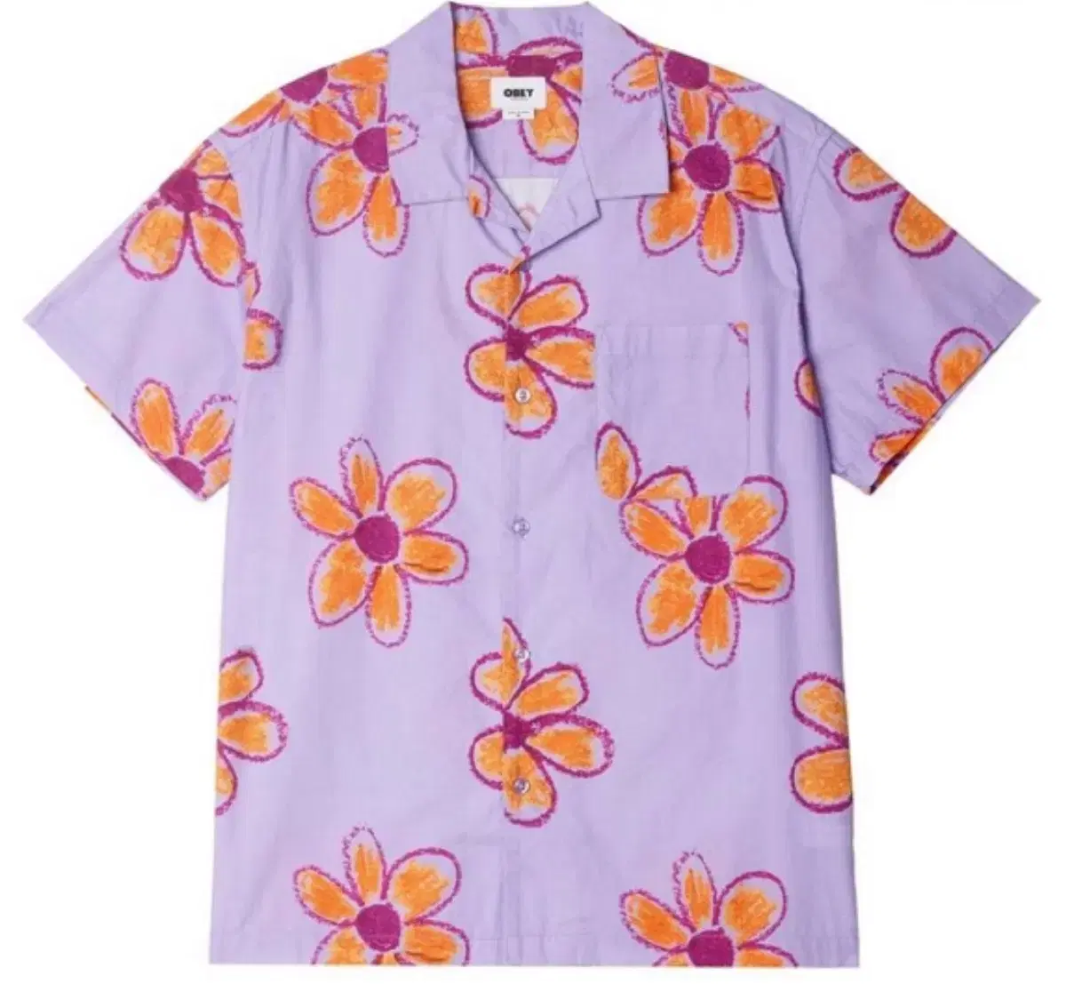 오베이 OBEY WYATT  Shirt Lavender