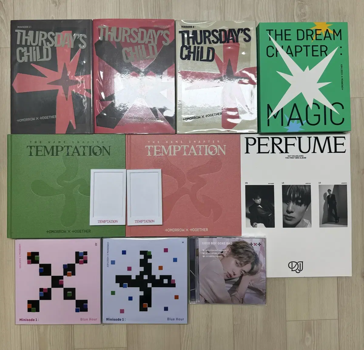 For scrap album txt photocard txt Unsealed Album nct Dojaejae Unsealed Album