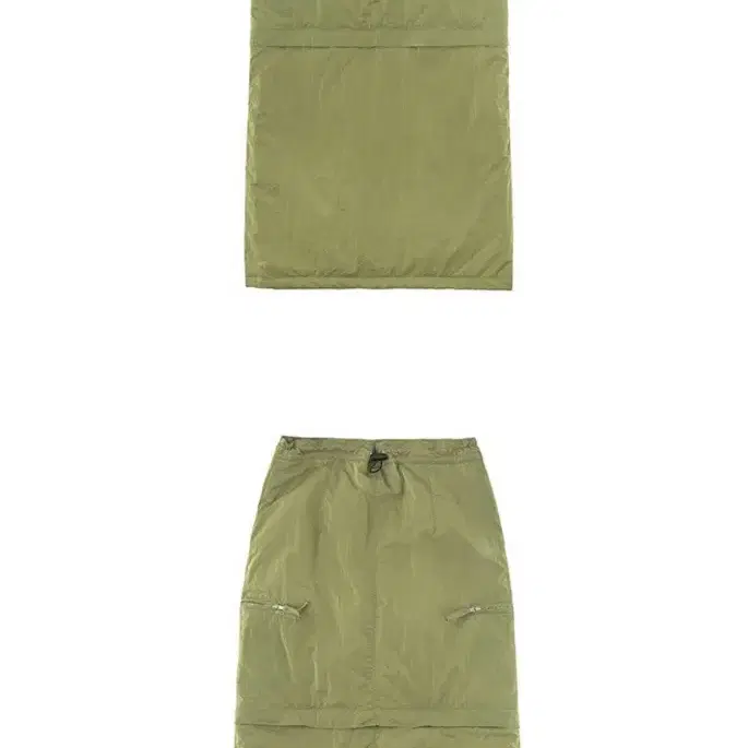 노컨텐츠 two way padded skirt