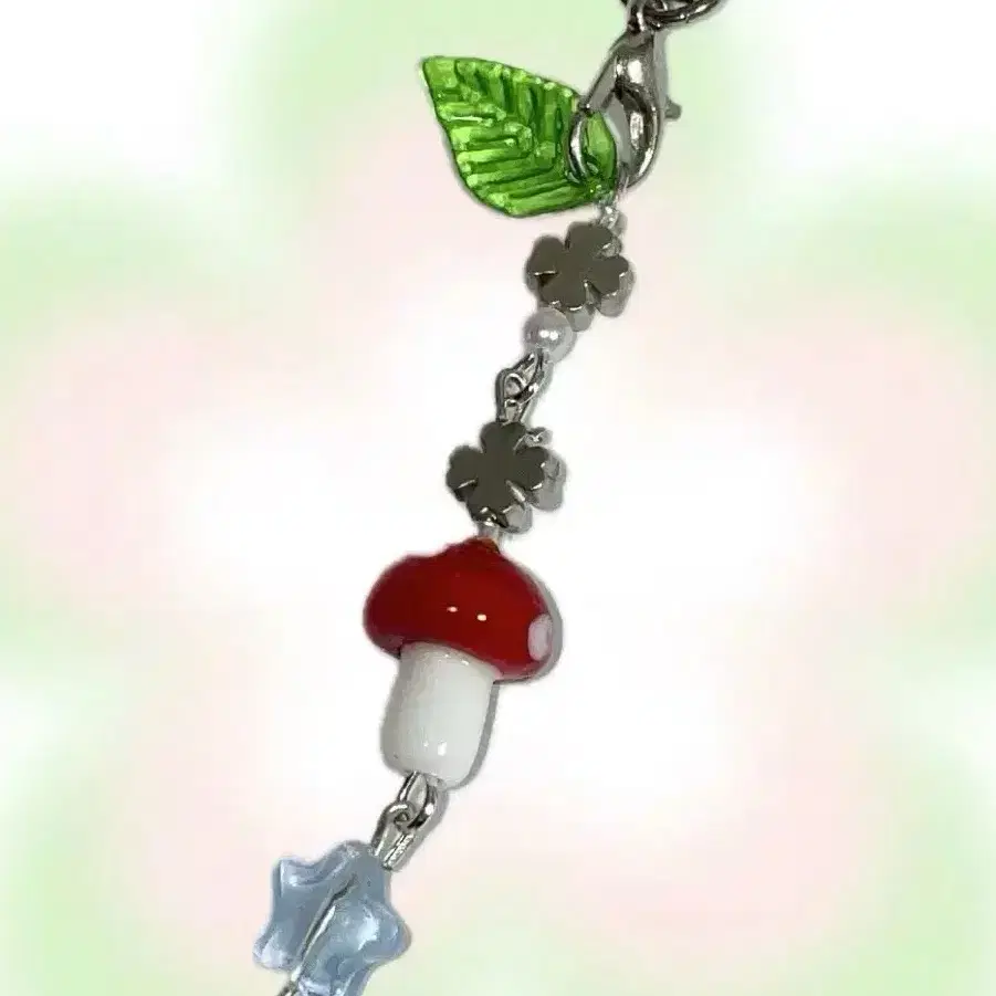 (무배) *mushroom keyring 비즈키링 핸드폰키링