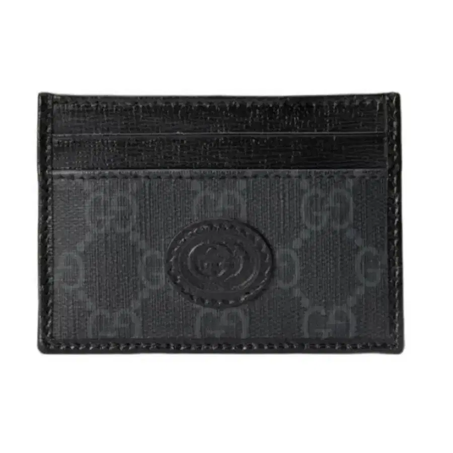 Gucci Interlocking G Card Case Black