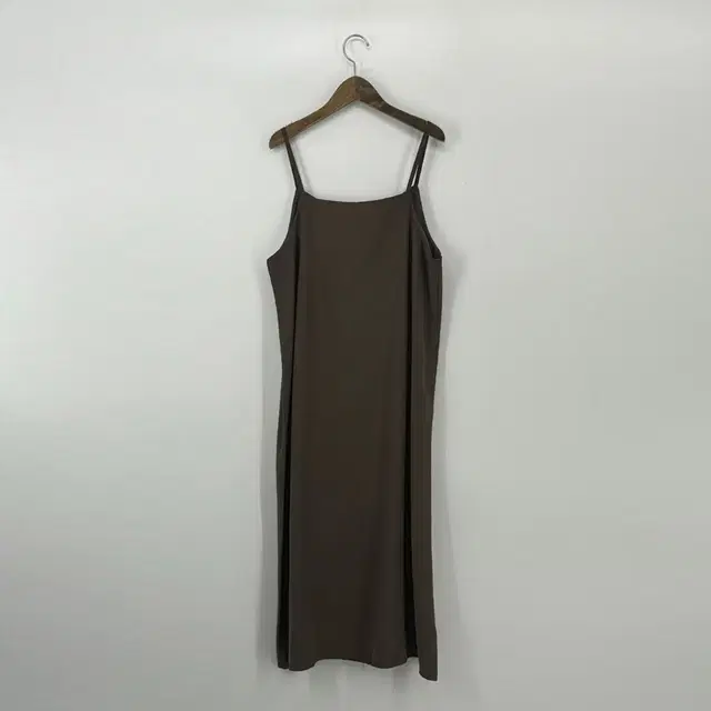 블랙라벨 뷔스티에 롱 원피스 나시 (F size / BROWN)