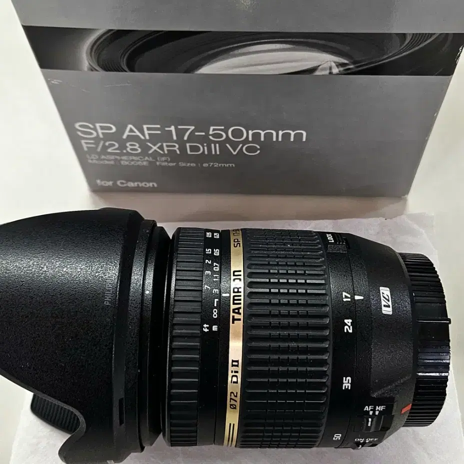 탐론 TAMRON 17-50mm F2.8 vc 손떨림방지 민트급 캐논용