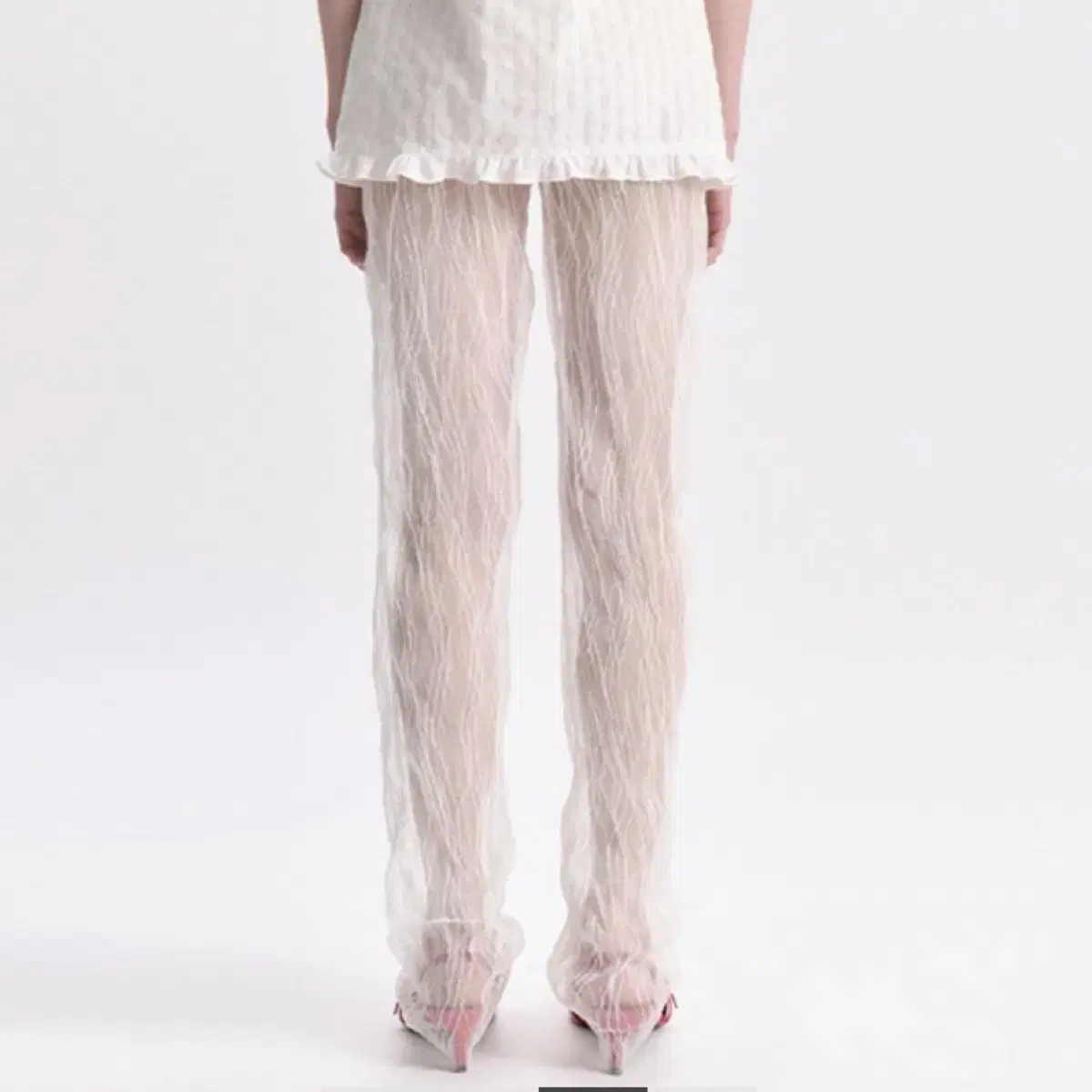 (새제품) Gyeong 경 tulle slim pants