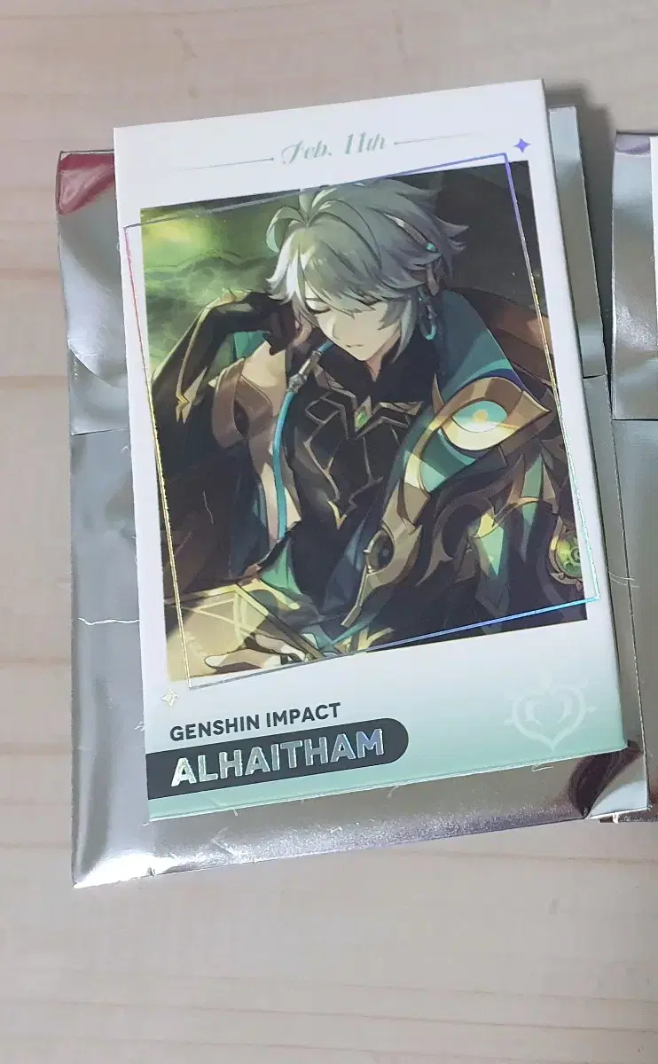 Genshin Impact Mega Collab photocard Alhaytam