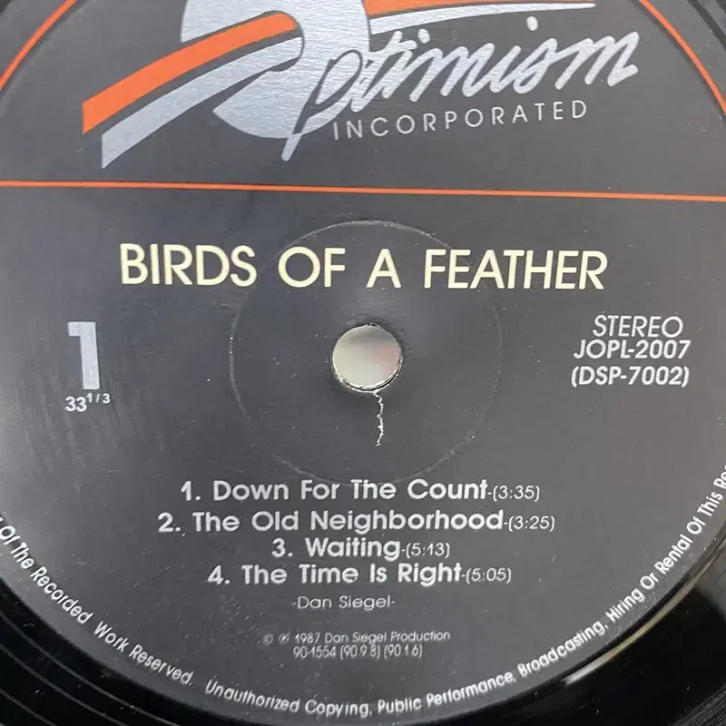 BIRDS OF A FEATHER  LP / AA3595