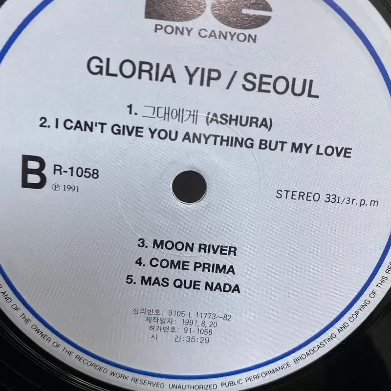 GLORIA YIP LP / AA3606