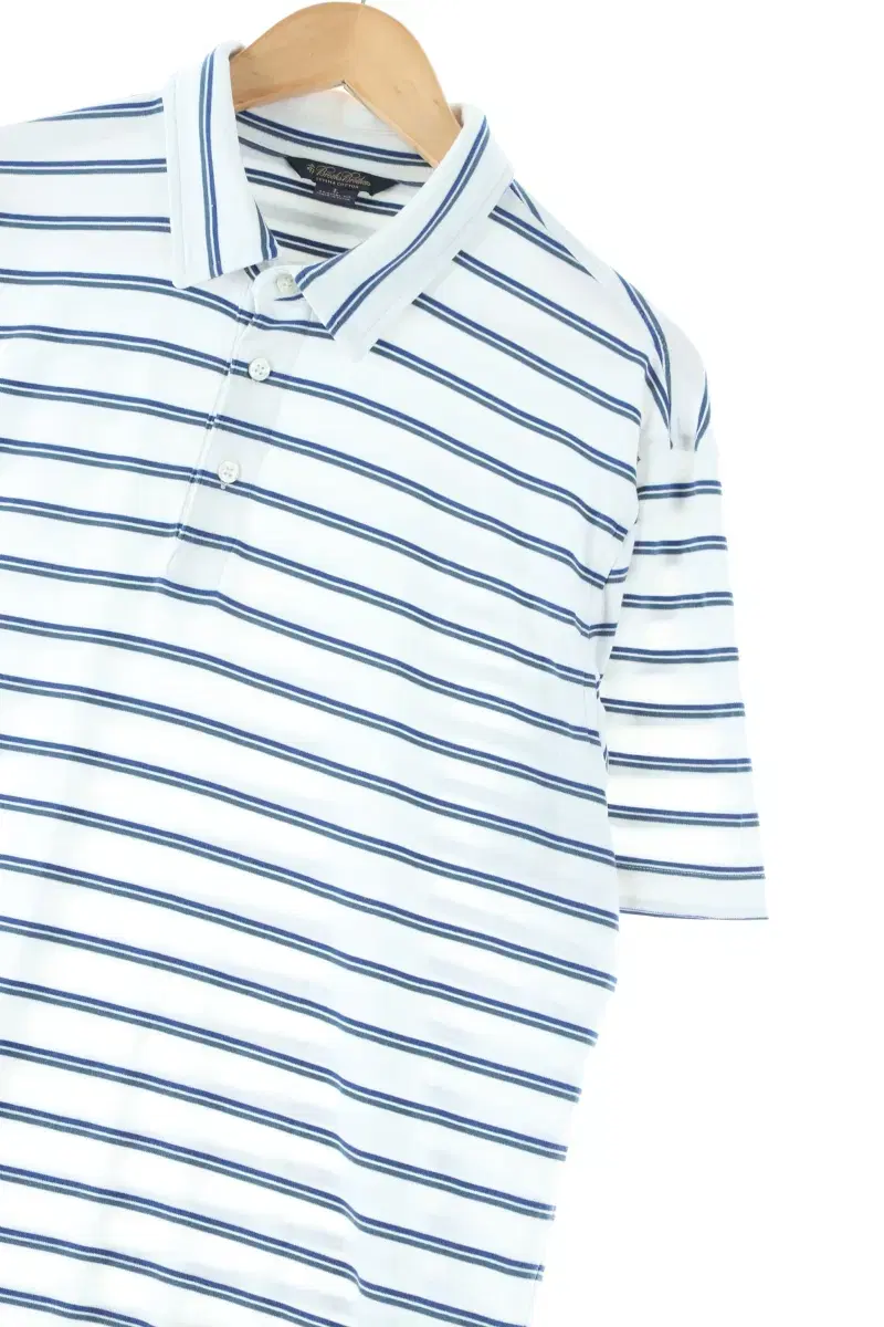 (L) Brooks Brothers Short Sleeve kara T-Shirt Striped Amekazi Han-E4C9