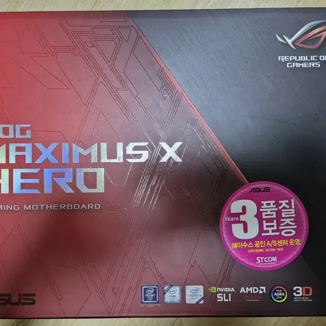 ASUS Z370 막시무스 히어로 보드 팝니다(박스 구성품O)