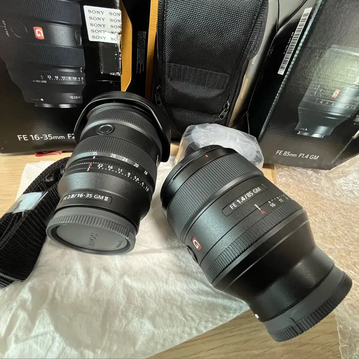 SONY FE1635 GM2 /85 GM //50GM 미사용 판매합니다.