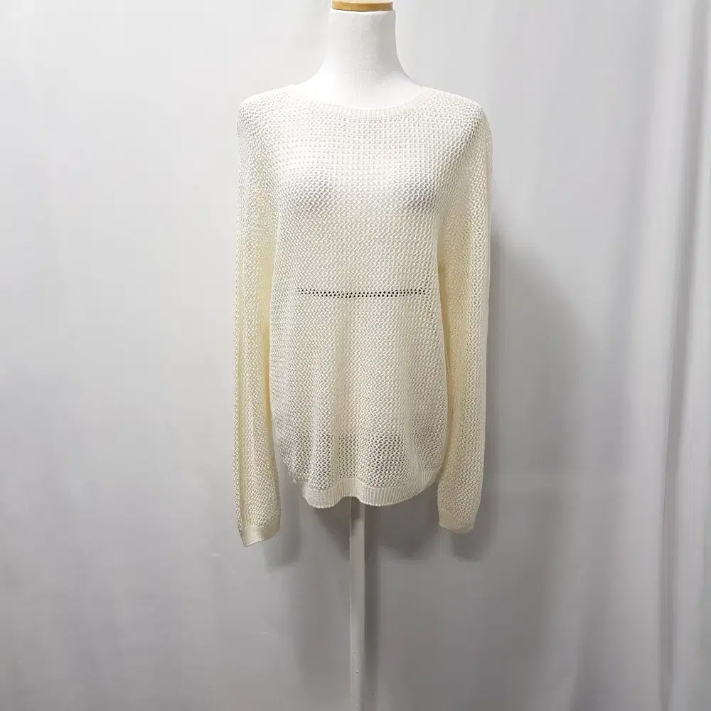 Uniqlo Loose Fit Feminine Net Long Sleeve T-Shirt WomenXL E1391