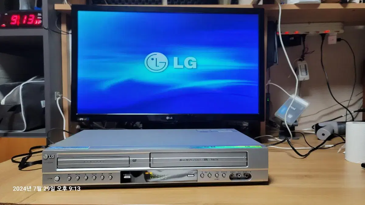 lg dvd vcr 콤보