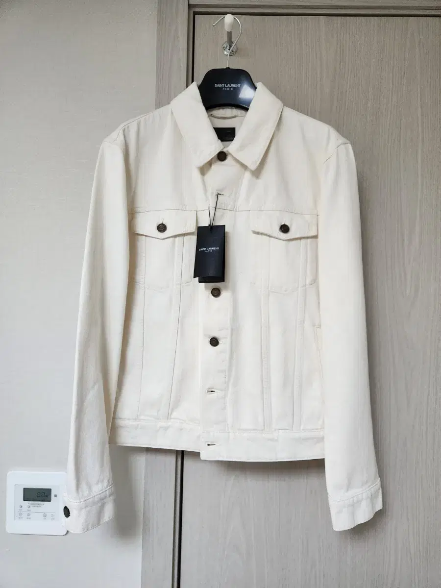 Saint Laurent white denim jacket