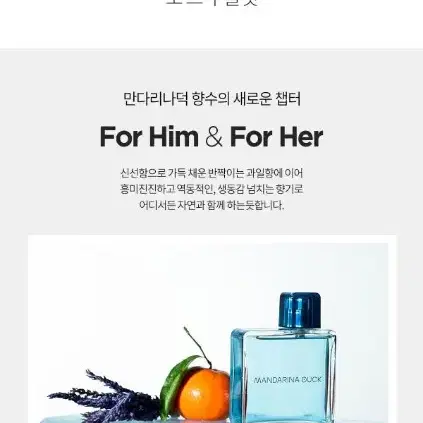 만다리나덕 여름 커플향수 100ml(개당가격)