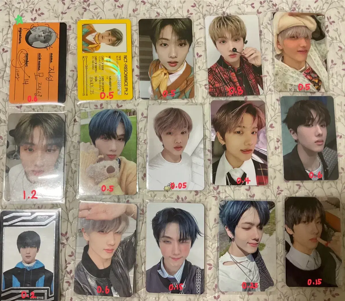 nct dream jisung photocard wts album bulk bulk unreleased photocard resonance wegoup sig