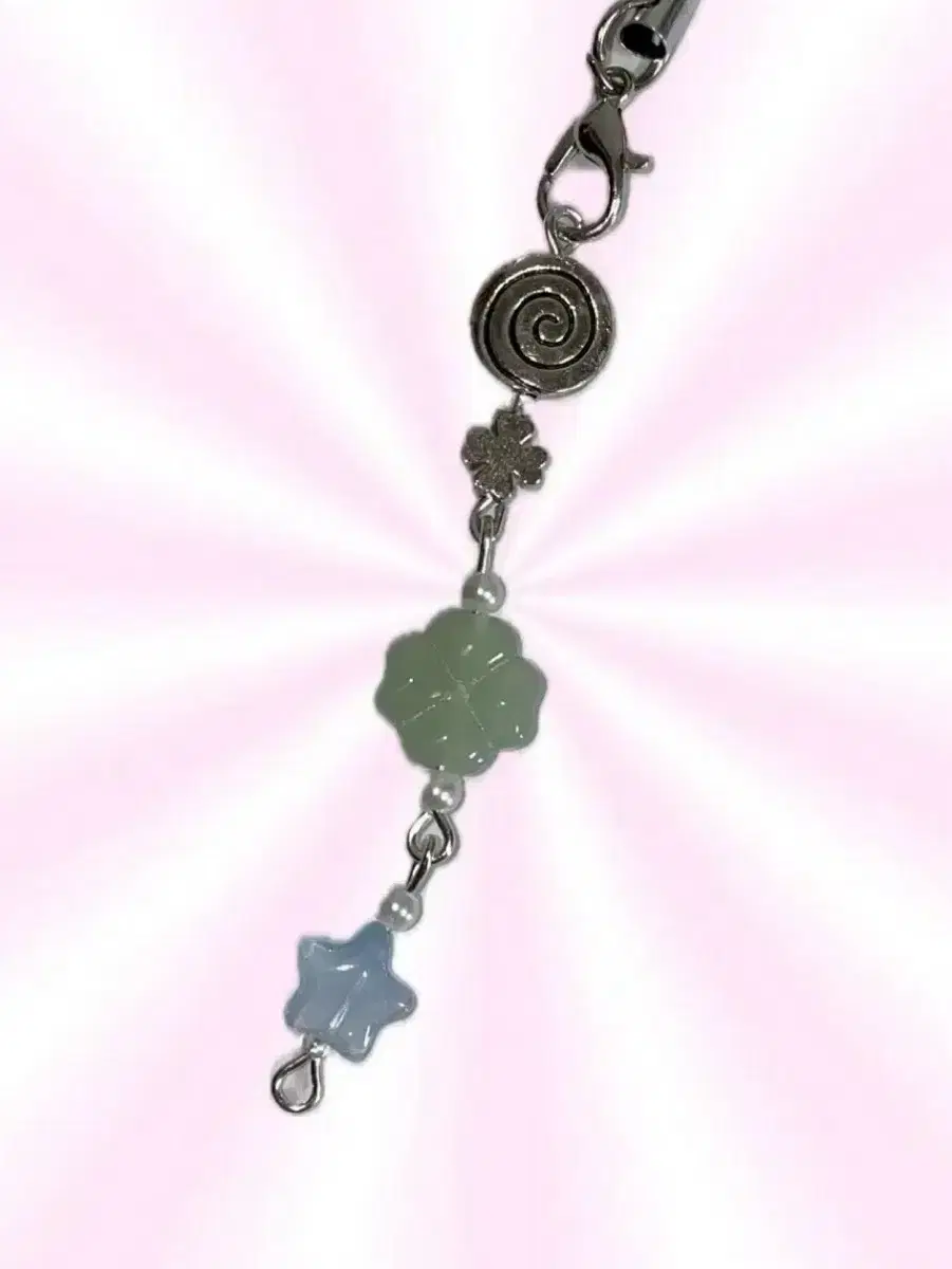 *lucky clover keyring 비즈키링