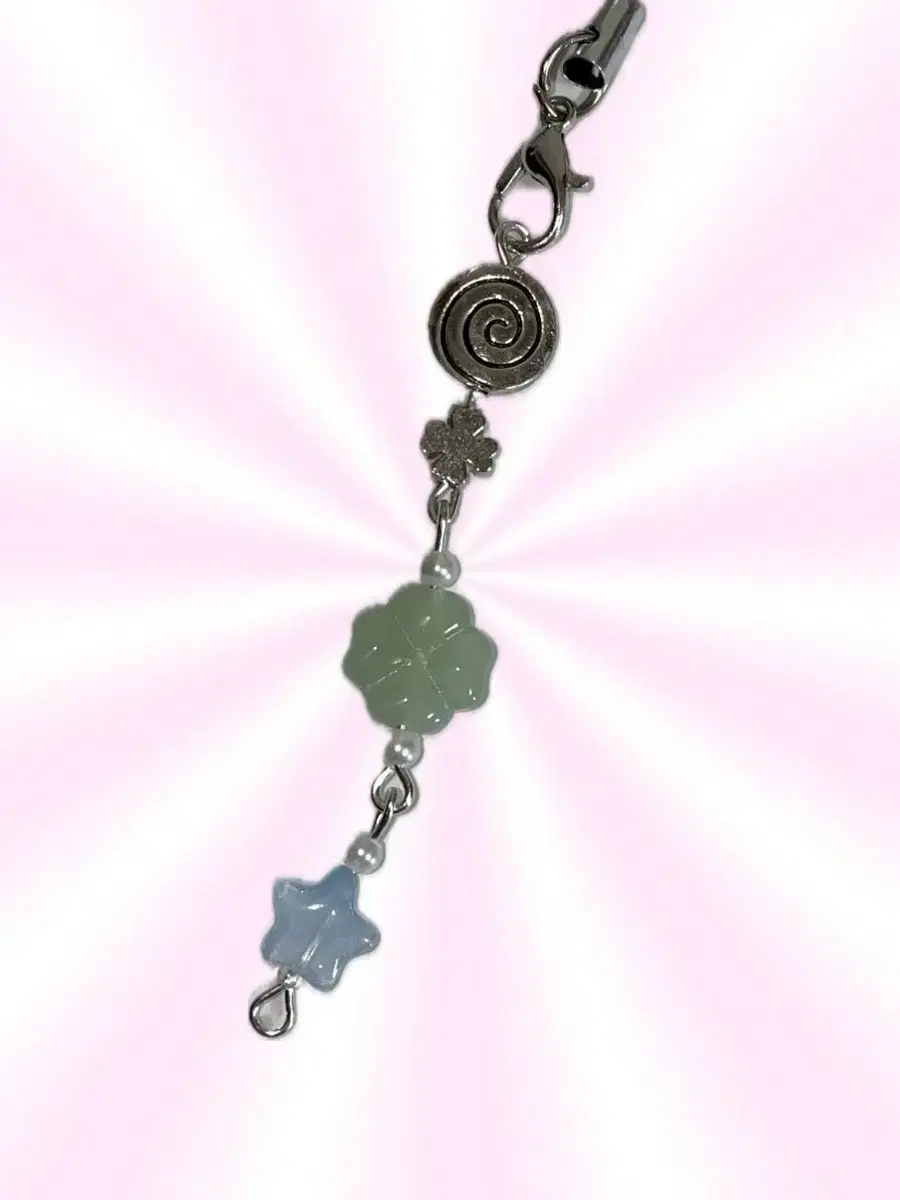 *lucky clover keyring 비즈키링