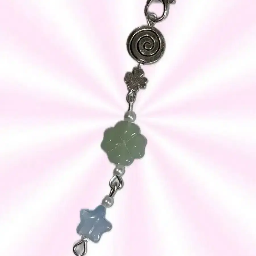 (무배) *lucky clover keyring 비즈키링