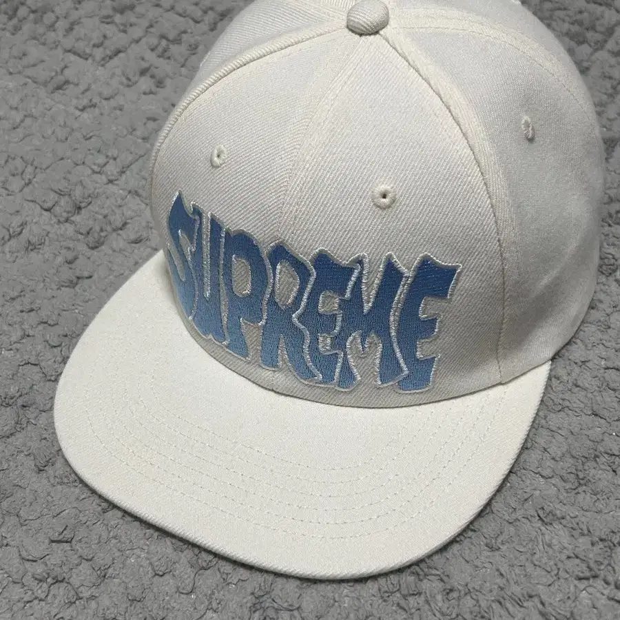 슈프림 모자 24ss creep 6-panel white