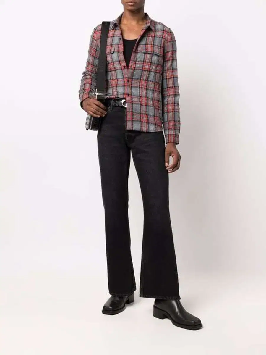 Flannel shirt for Saint Laurent Collection