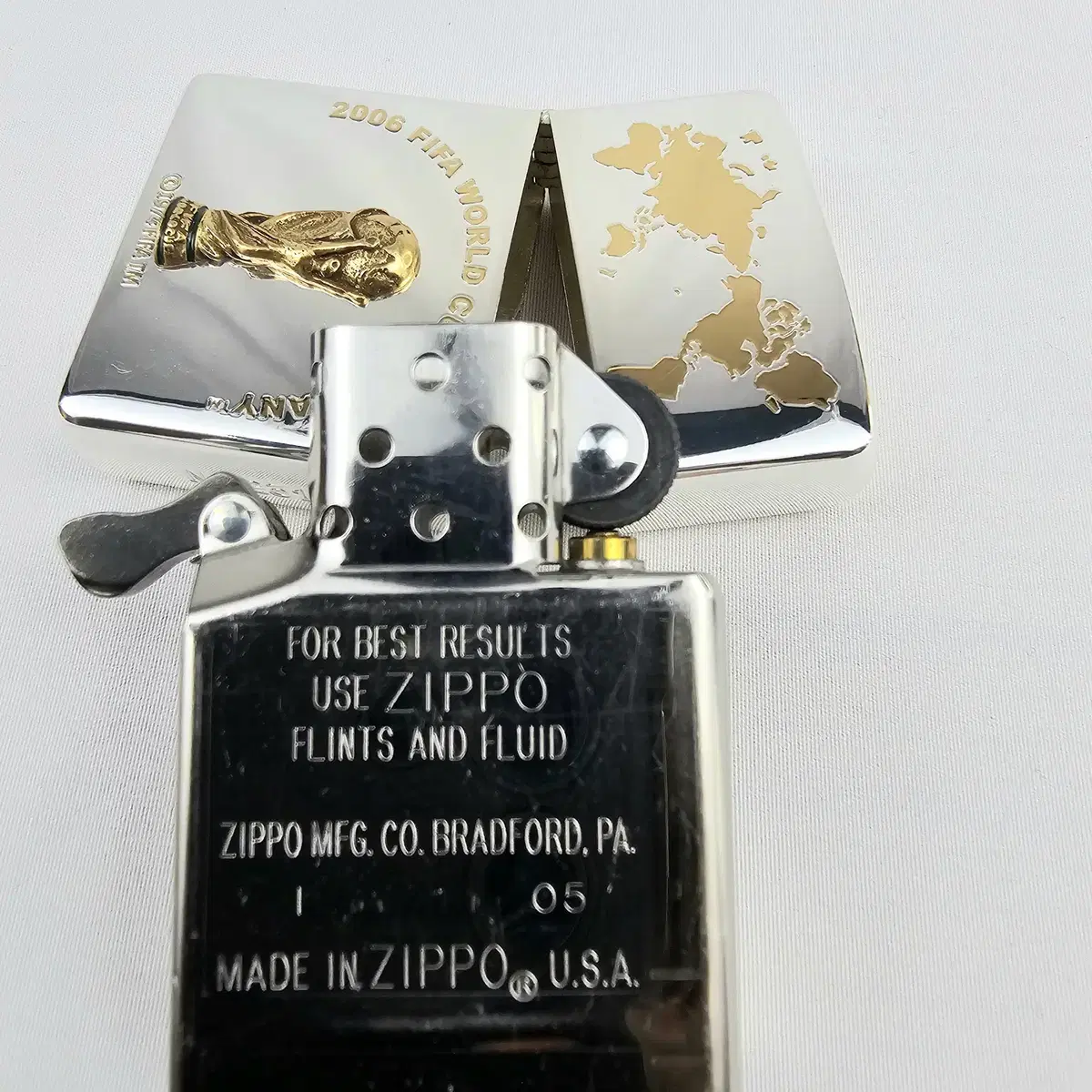 ZIPPO 라이터 2006 프랑스 월드컵 한정판 [5716_1317#]